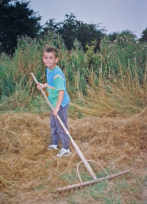 Raking the hay 1999; James Marchbank